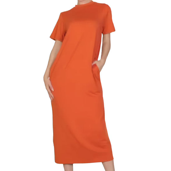 Side Pocket Tee-Shirt Dress  Fashion501 Boutique