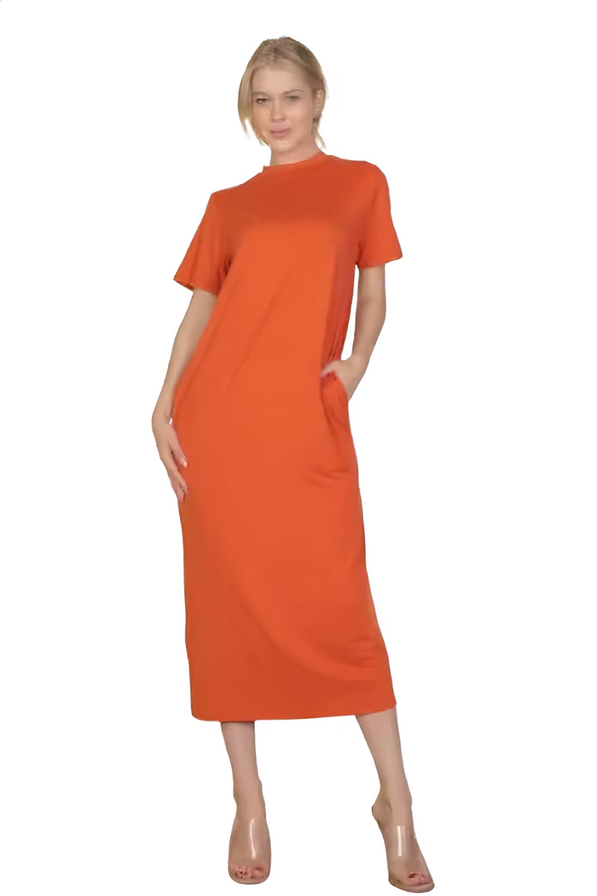 Side Pocket Tee-Shirt Dress  Fashion501 Boutique